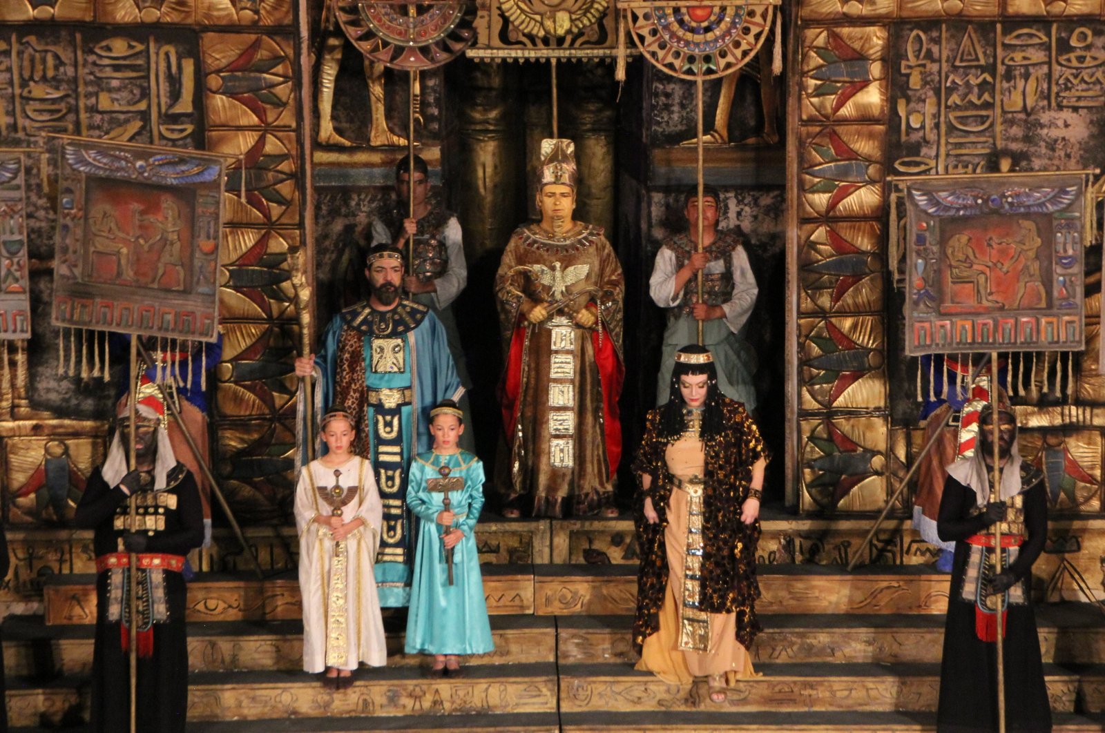 The 31st International Aspendos Opera and Ballet Festival concluded with a performance of the acclaimed opera "Tosca." (AA Photo)