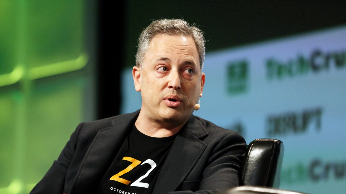 David Sacks, CEO of Zenefits, speaks during the TechCrunch Disrupt in San Francisco, California, U.S., Sept. 13, 2016. (Reuters Photo)