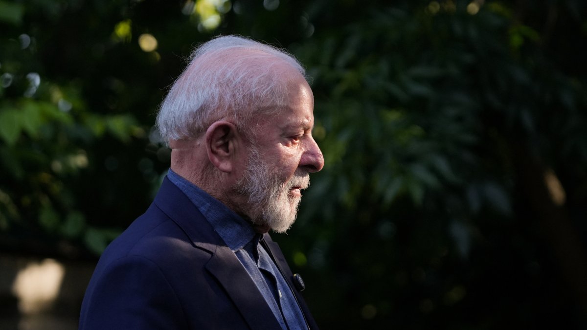 Brazil's President Luiz Inacio Lula da Silva attends an event in Montevideo, Uruguay December 5, 2024. (Reuters Photo)
