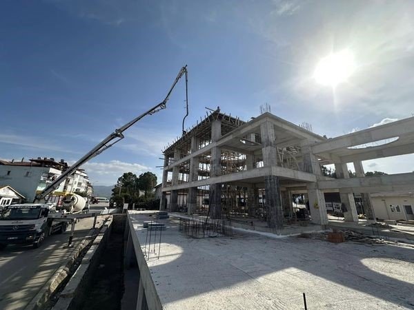 A construction site in Denizli, southwestern Türkiye, Dec. 15, 2024. (IHA Photo)