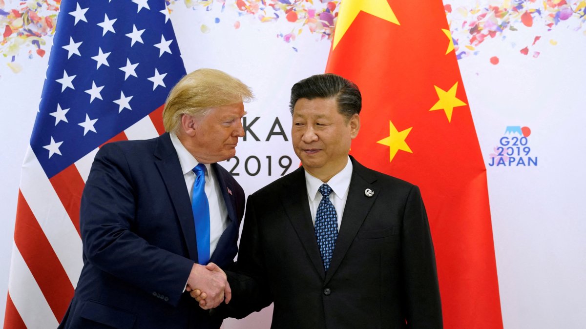 Then-U.S. President Donald Trump and China's President Xi Jinping shake hands ahead of their bilateral meeting during the G20 leaders summit in Osaka, Japan, June 29, 2019. (Reuters File Photo)