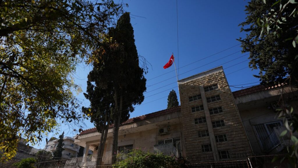 A view of the Turkish Consulate building in Aleppo, Syria, Jan. 20, 2025. (AA Photo)