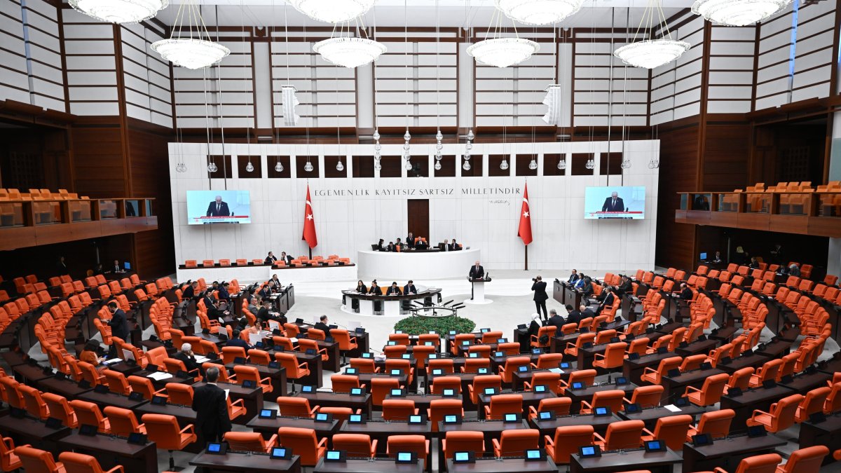 The climate law proposal will be discussed in the Turkish Grand National Assembly (TBMM) after being submitted for approval, Ankara, Türkiye, Dec. 25, 2024. (AA Photo)