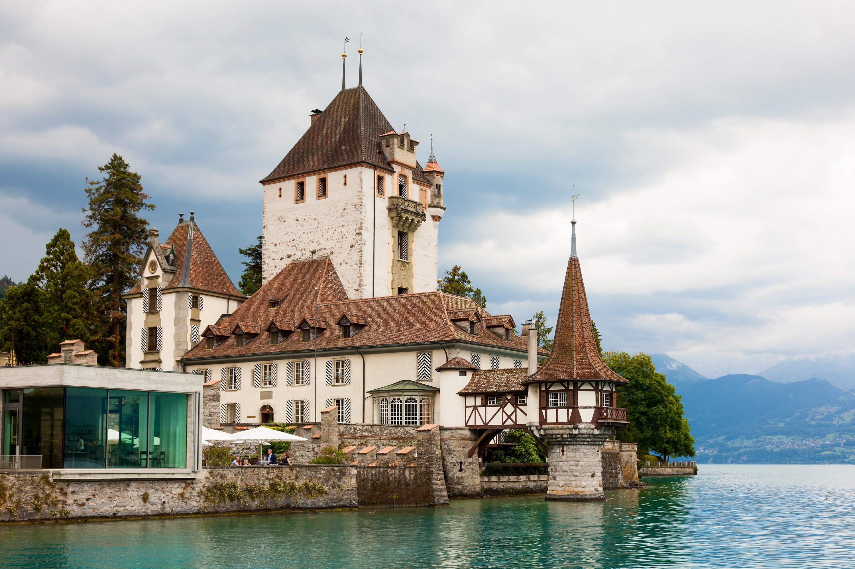 369067 Located in the village of Oberhofen, this medieval castle impresses with its location as much as its architecture. (Shutterstock Photo)