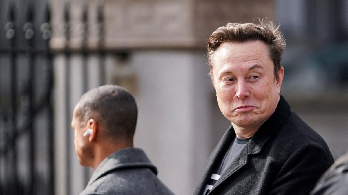 Elon Musk reacts, on the day he meets with Indian Prime Minister Narendra Modi at Blair House, in Washington, D.C., U.S., Feb. 13, 2025. (Reuters Photo)