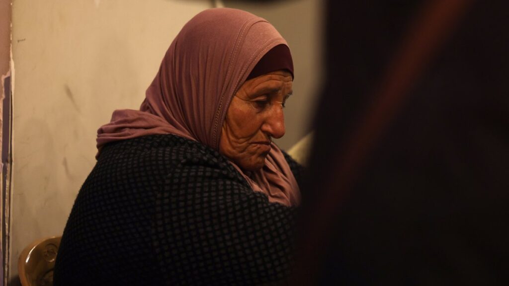 Palestinians wait for the release of their relatives from Israeli prisons, at the culture center in the West Bank city of Ramallah, Palestine, Feb. 23, 2025. (EPA Photo)
