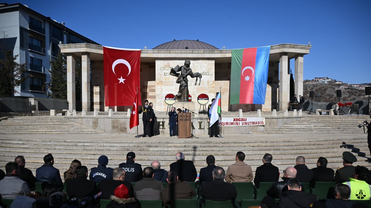 The victims of the Khojaly Massacre are commemorated at the Khojaly Museum in Kızılcahamam district in Ankara, Feb. 25, 2025. (AA Photo)