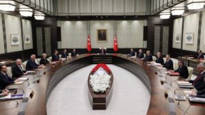 President Recep Tayyip Erdoğan chairs a Cabinet meeting in Ankara, Monday, March 10, 2025 (AA Photo)