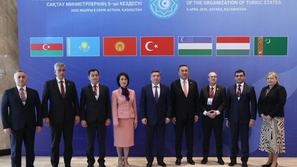Health ministers from the Turkic world gather for the 5th OTS Health Ministers Meeting, Astana, Kazakhstan, April 8, 2025. (AA Photo)