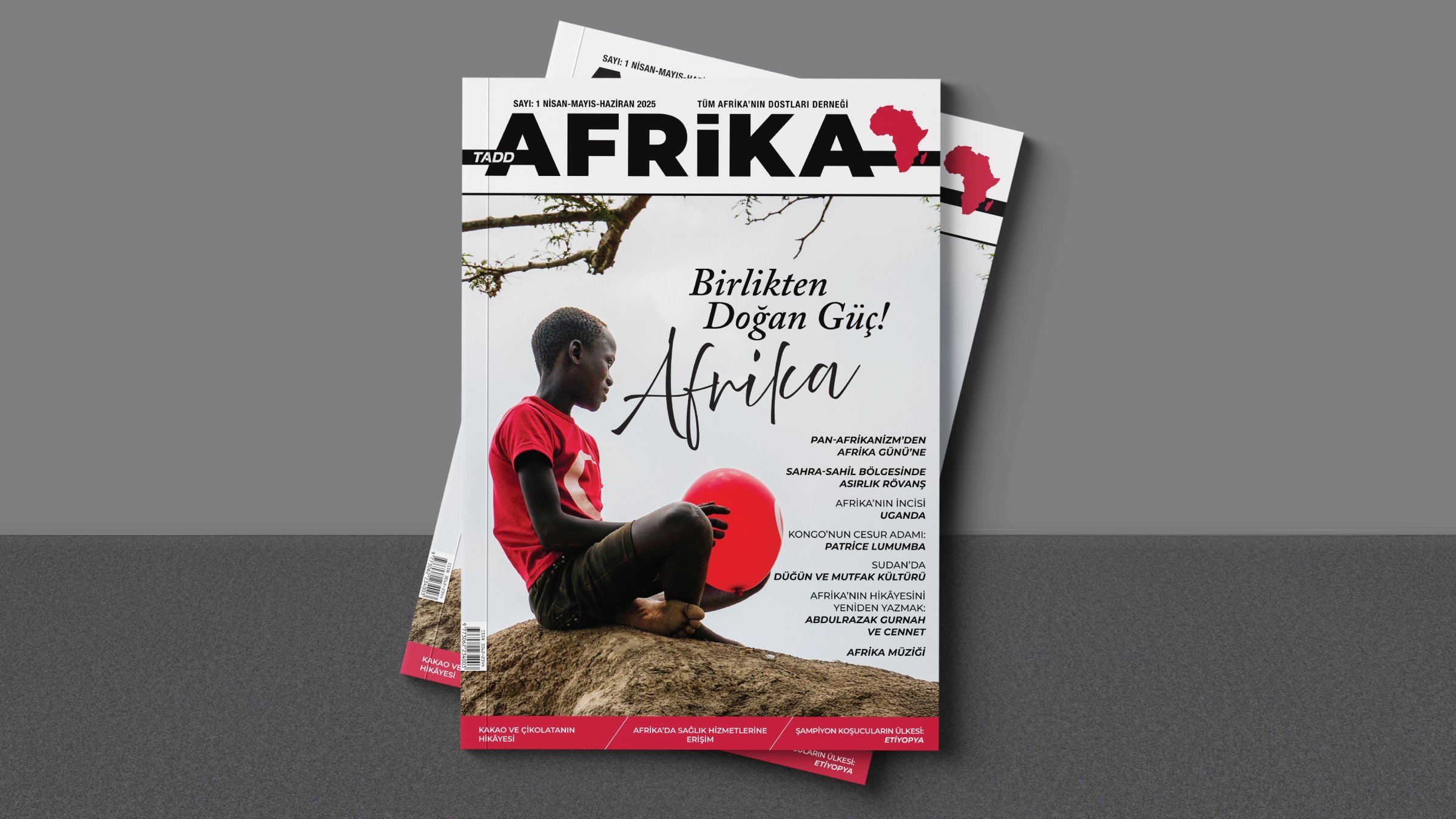 The first cover of the inaugural issue of TADD AFRİKA magazine, launched by Türkiye’s Association of Friends of All Africa. (Courtesy of Ayhan Şensoy)