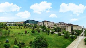 In this undated file photo, a general view shows the Hasan Kalyoncu University (HKU) campus, Gaziantep, southeastern Türkiye. (DHA Photo)