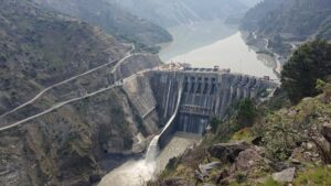 A view of Baglihar Dam on the Chenab river in Chanderkote, Jammu, India-ruled Kashmir, May 6, 2025. (Reuters Photo)