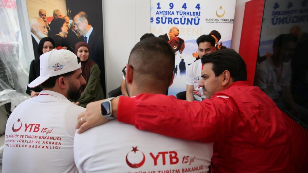 Supported by the Presidency for Turks Abroad and Related Communities (YTB), 34 students from abroad participate in TEKNOFEST, Lefkoşa (Nicosia), Turkish Republic of Northern Cyprus (TRNC), May 4, 2025. (DHA Photo)