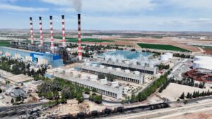 A drone view shows the power plant in Aleppo, Syria, April 15, 2025. (Reuters Photo)