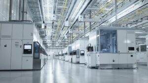An advanced semiconductor production facility is seen in this stock photo. (Shutterstock Photo)