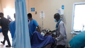 Doctors and nurses treat injured youth at the Somali Sudanese Hospital, Mogadishu, Somalia, May 18, 2025. (AFP Photo)