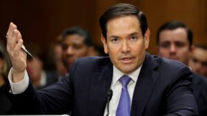 U.S. Secretary of State Marco Rubio gestures as he testifies at a Senate Foreign Relations Committee hearing on U.S. President Donald Trump's State Department budget request for the Department of State, on Capitol Hill in Washington, D.C., U.S., May 20, 2025. (Reuters Photo)
