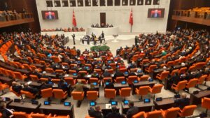 A view of the Turkish Parliament in session, Ankara, Türkiye, May 21, 2025. (DHA Photo)
