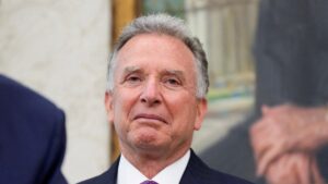 U.S. Special Envoy Steve Witkoff looks on during his swearing-in ceremony in the Oval Office at the White House in Washington, D.C., U.S., May 6, 2025. (Reuters Photo)