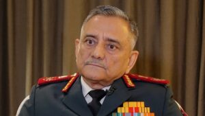 Chief of Defence Staff of the Indian Armed Forces Anil Chauhan looks on during an interview in Singapore, May 31, 2025. (Reuters Photo)