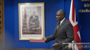British Foreign Secretary David Lammy attends a press conference in Rabat, Morocco, June 1, 2025. (EPA Photo)