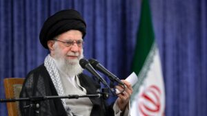 Iran's Supreme Leader Ayatollah Ali Khamenei speaks during a meeting in Tehran, Iran, May 20, 2025. (Reuters Photo)