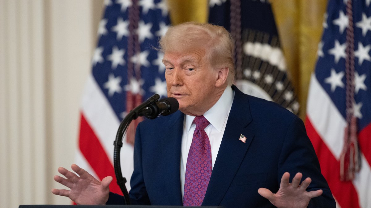 U.S. President Donald Trump speaks during a signing ceremony at the White House, Washington, U.S., June 12, 2025. (DHA Photo)