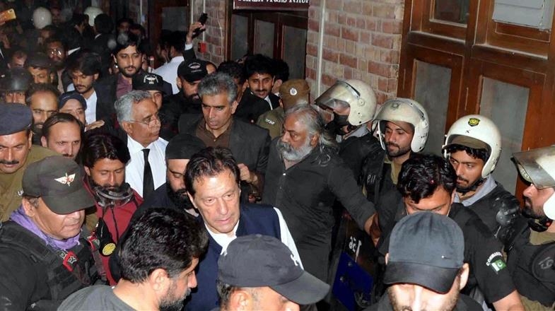 Pakistan's former Prime Minister Imran Khan arrested