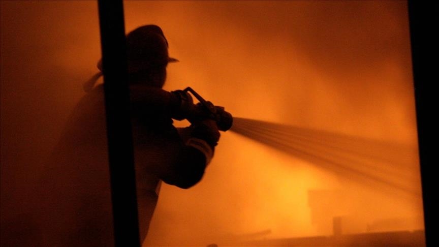 Drone crash in Russia's Krasnodar region puts big oil reservoir on fire