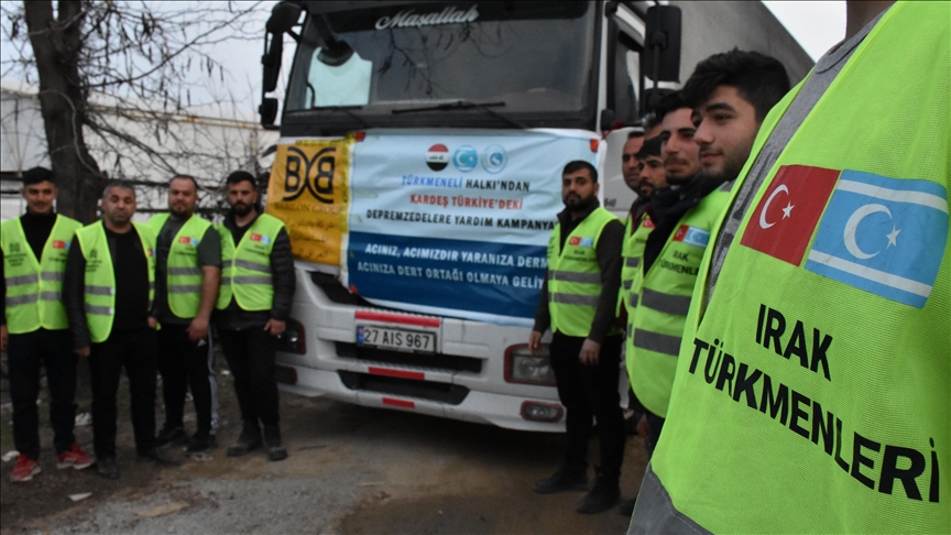 Iraqi Turkmens continue to send aid to earthquake victims in Türkiye