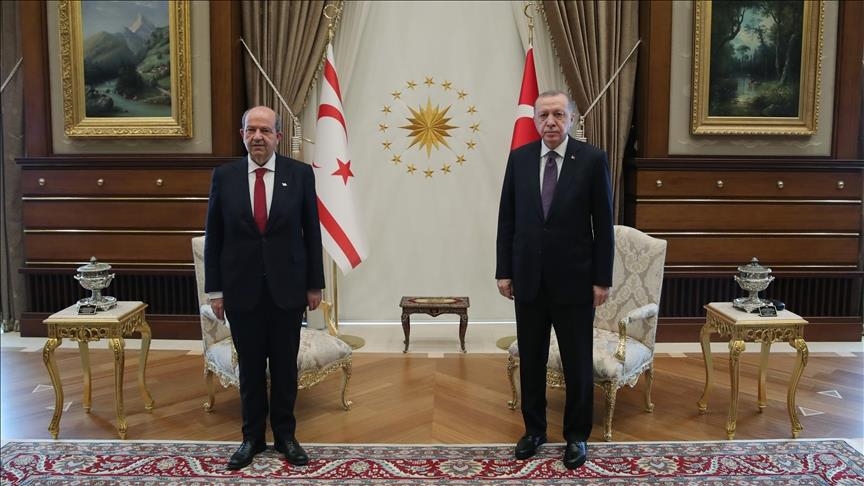 Turkish Cypriot leader congratulates Turkish President Erdogan on reelection win