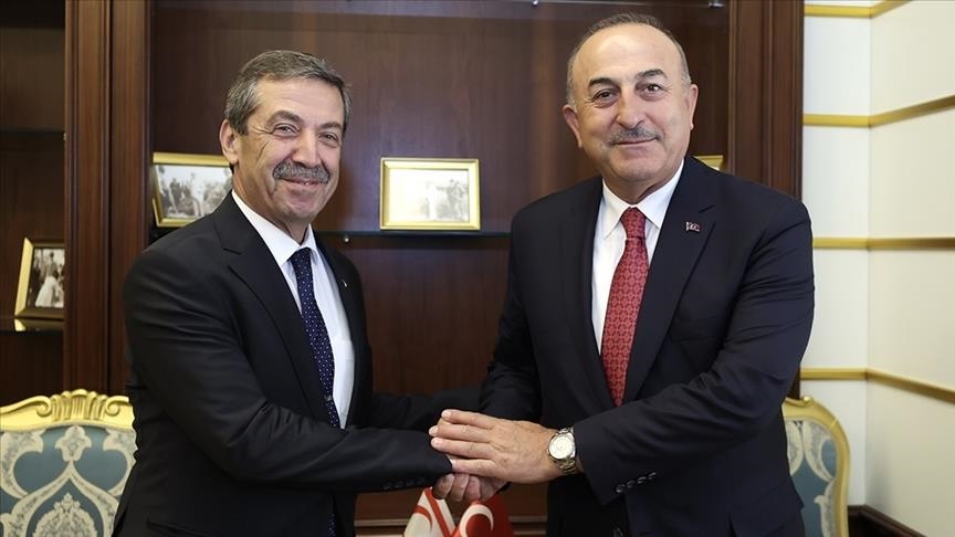 Turkish, Turkish Cypriot foreign ministers discuss Organization of Turkic States summit