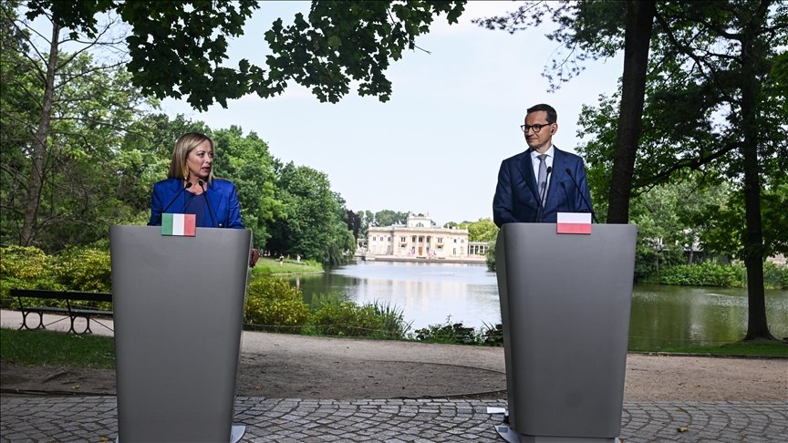 Italy, Poland call for 'real security guarantees' for Ukraine