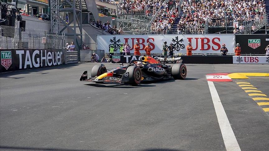 F1 Monako Grand Prix'sinde pole pozisyonu Verstappen'in