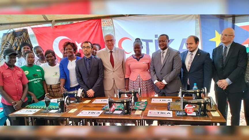 Turkish state aid agency delivers work equipment for disadvantaged women in South Sudan