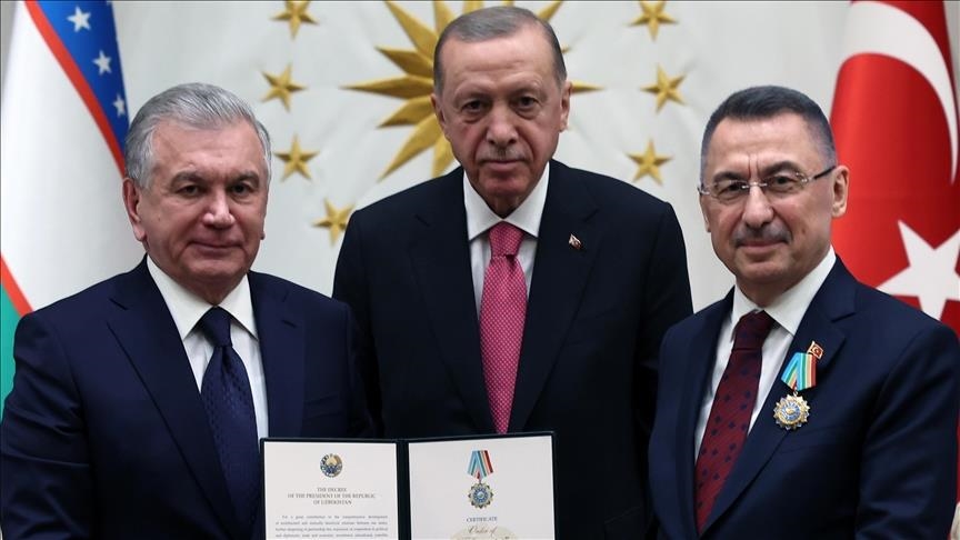 Türkiye's vice president receives order of friendship from Uzbekistan