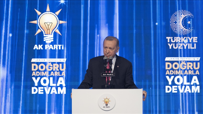Turkish president unveils election manifesto