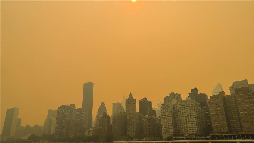 Unhealthy air conditions in US from Canadian wildfire smoke expected to last for days