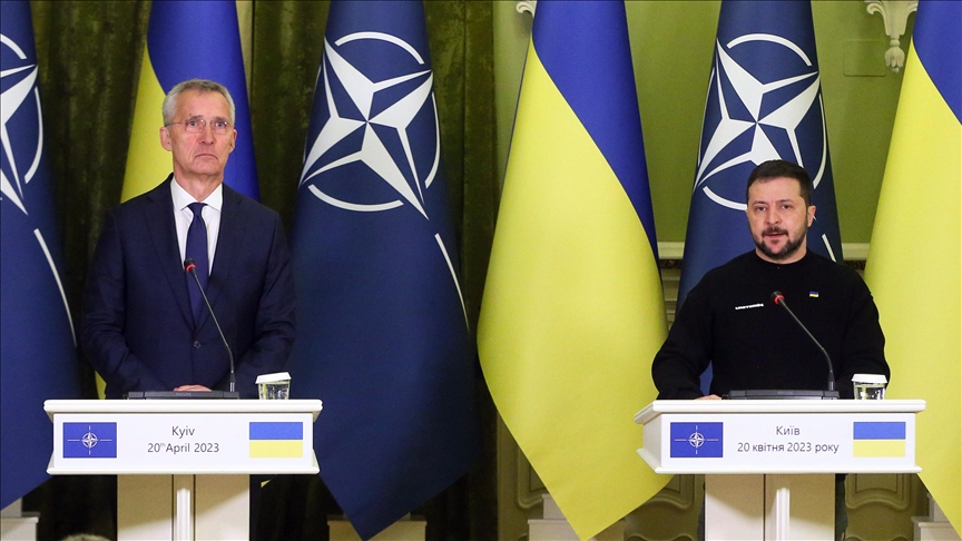 Ukrainian president, NATO chief discuss further military support, Vilnius summit