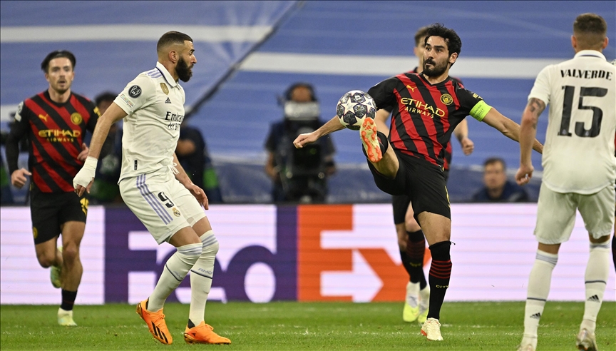 Real Madrid held to 1-1 draw with Manchester City in Champions League