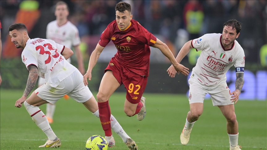 AS Roma settle for last minute 1-1 Serie A draw with AC Milan