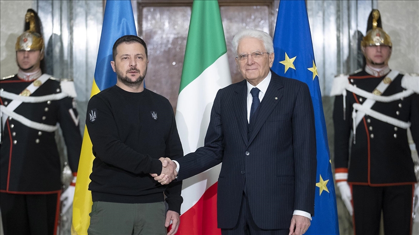 ‘Important visit’: Zelenskyy meets Italian president, prime minister in Rome