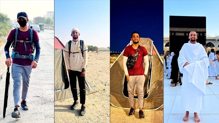 Pakistani man crosses 4 countries on walk to Mecca for Hajj
