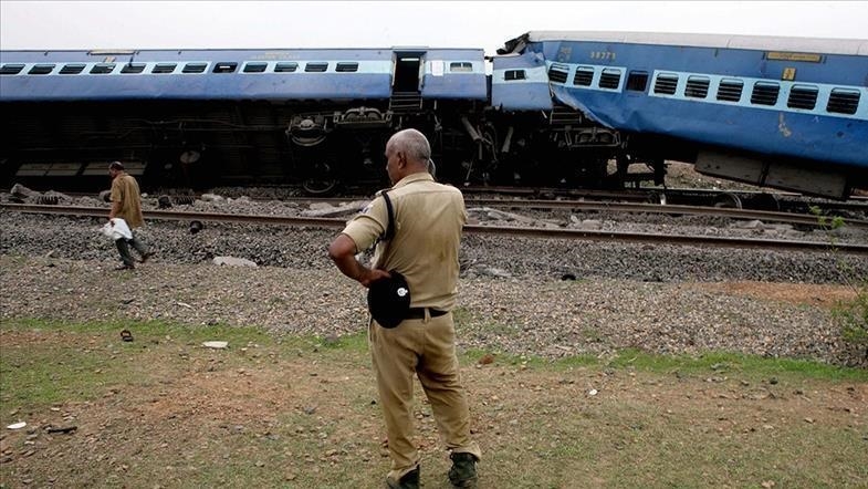 Days after deadly crash, another train derails in Indian state