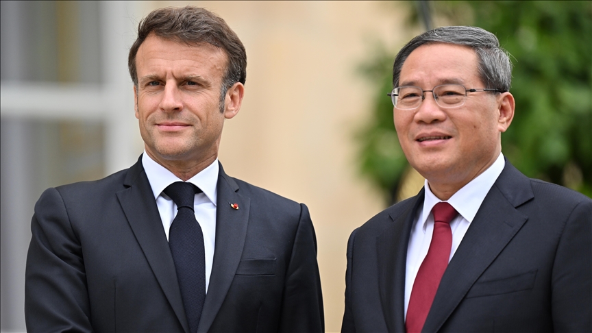 Chinese premier calls for strengthening cooperation with France, mutual trust with EU