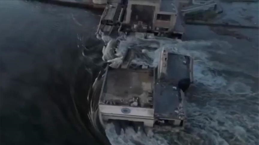 Russia, Ukraine accuse each other of blowing up Kakhovka dam