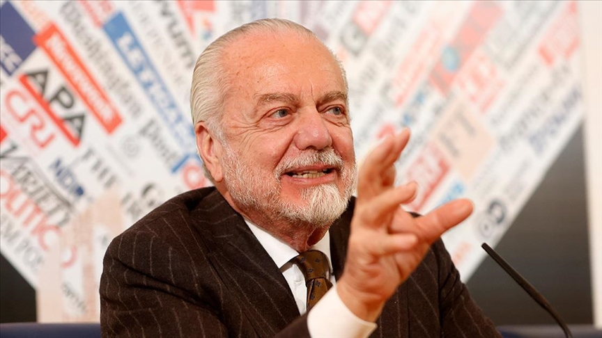 Napoli football club president expresses solidarity with quake-hit Türkiye