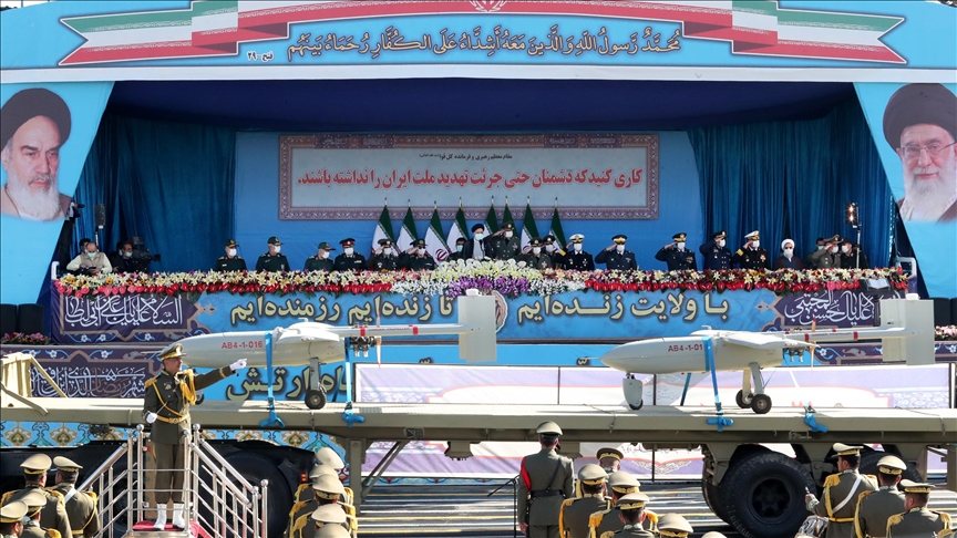 Iran’s army displays wide array of drones at annual military parade