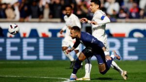 Neymar has not played with PSG since he was stretchered off the field against Lille on February 19.