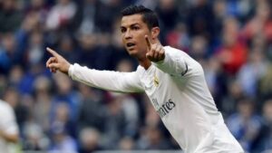 Cristiano Ronaldo scored twice as holders Real Madrid thrashed APOEL 6-0 in Cyprus.